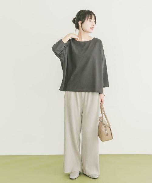 URBAN RESEARCH ITEMS / アーバンリサーチ アイテムズ Tシャツ | カットジョーゼット7分袖プルオーバー | 詳細19