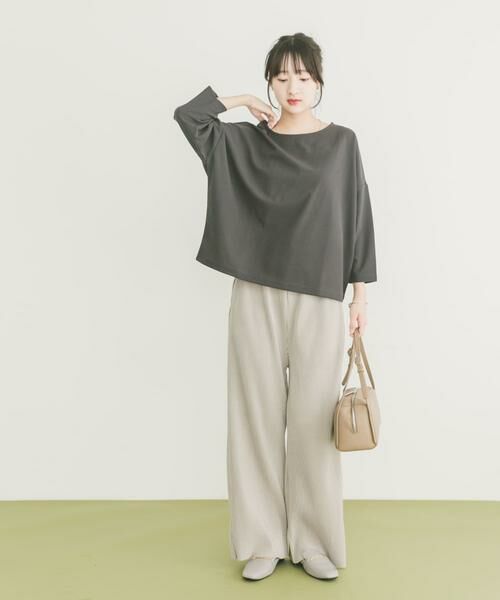 URBAN RESEARCH ITEMS / アーバンリサーチ アイテムズ Tシャツ | カットジョーゼット7分袖プルオーバー | 詳細20