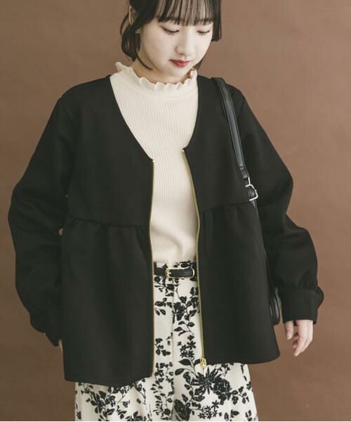URBAN RESEARCH ITEMS / アーバンリサーチ アイテムズ カーディガン・ボレロ | 『イージーケア』ダンボールジップカーディガン | 詳細1