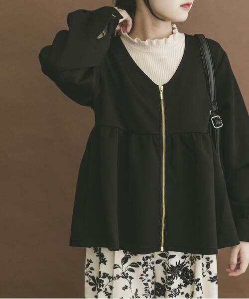 URBAN RESEARCH ITEMS / アーバンリサーチ アイテムズ カーディガン・ボレロ | 『イージーケア』ダンボールジップカーディガン | 詳細3