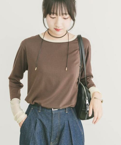 URBAN RESEARCH ITEMS / アーバンリサーチ アイテムズ Tシャツ | ソデチュールロングスリーブカットソー | 詳細1