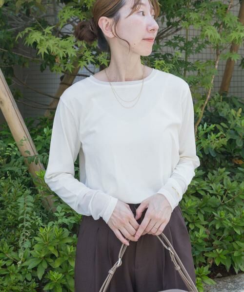 URBAN RESEARCH ITEMS / アーバンリサーチ アイテムズ Tシャツ | ソデチュールロングスリーブカットソー | 詳細10