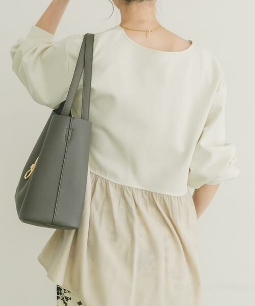 URBAN RESEARCH ITEMS / アーバンリサーチ アイテムズ Tシャツ | 袖ボリュームドッキングプルオーバー | 詳細3