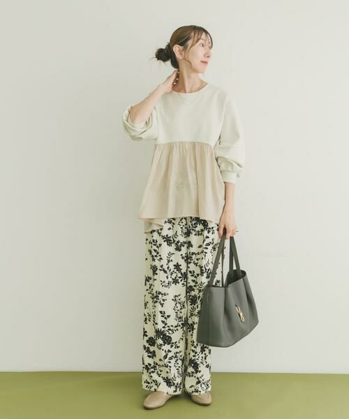 URBAN RESEARCH ITEMS / アーバンリサーチ アイテムズ Tシャツ | 袖ボリュームドッキングプルオーバー | 詳細5