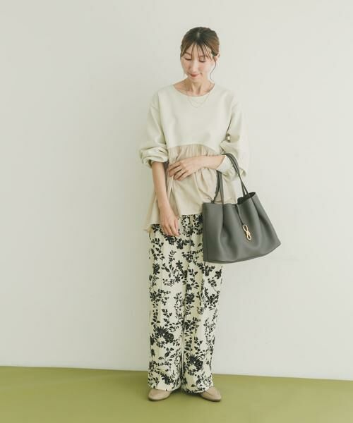 URBAN RESEARCH ITEMS / アーバンリサーチ アイテムズ Tシャツ | 袖ボリュームドッキングプルオーバー | 詳細6