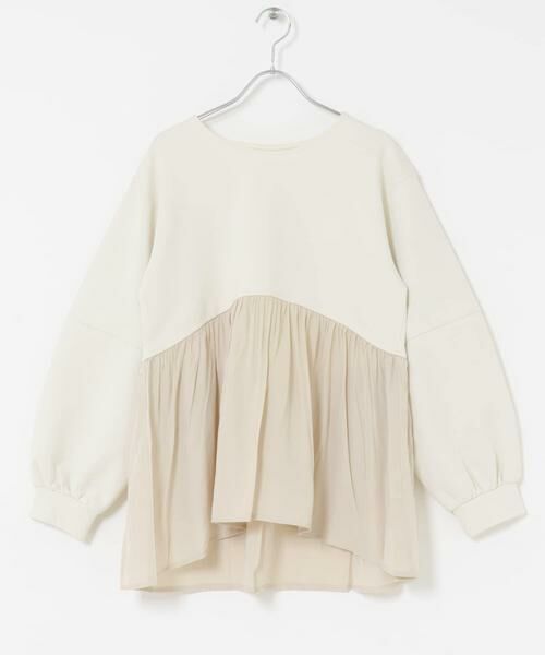 URBAN RESEARCH ITEMS / アーバンリサーチ アイテムズ Tシャツ | 袖ボリュームドッキングプルオーバー | 詳細7