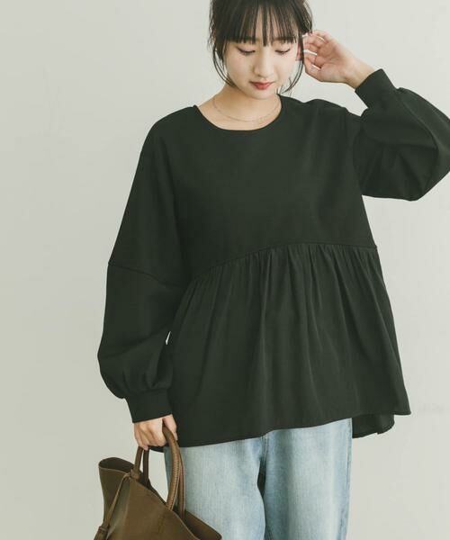 URBAN RESEARCH ITEMS / アーバンリサーチ アイテムズ Tシャツ | 袖ボリュームドッキングプルオーバー | 詳細12