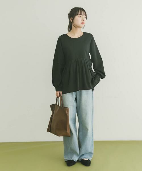 URBAN RESEARCH ITEMS / アーバンリサーチ アイテムズ Tシャツ | 袖ボリュームドッキングプルオーバー | 詳細15