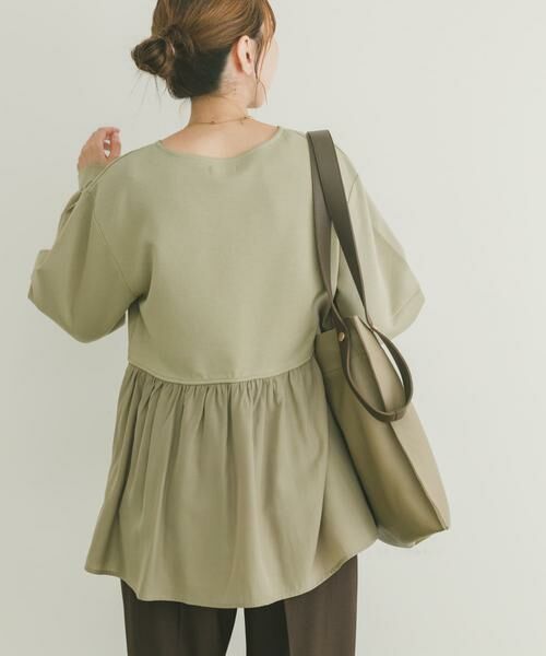 URBAN RESEARCH ITEMS / アーバンリサーチ アイテムズ Tシャツ | 袖ボリュームドッキングプルオーバー | 詳細22