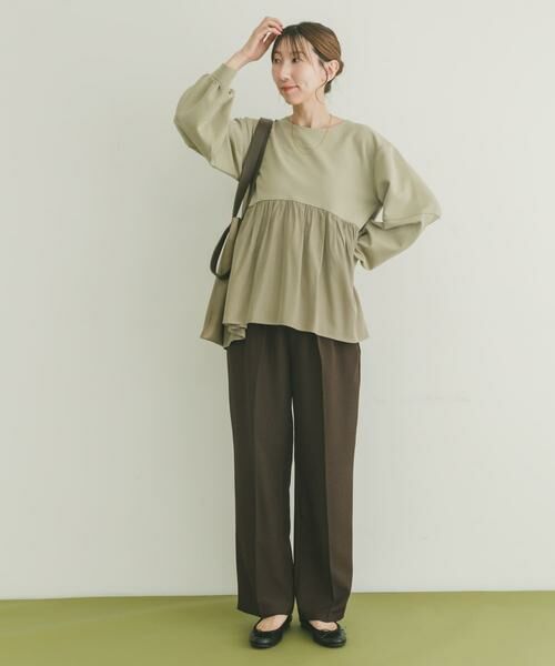 URBAN RESEARCH ITEMS / アーバンリサーチ アイテムズ Tシャツ | 袖ボリュームドッキングプルオーバー | 詳細23