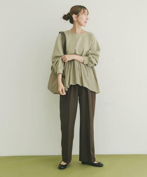 URBAN RESEARCH ITEMS / アーバンリサーチ アイテムズ Tシャツ | 袖ボリュームドッキングプルオーバー | 詳細24