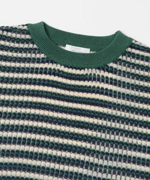 URBAN RESEARCH ITEMS / アーバンリサーチ アイテムズ ニット・セーター | シアーボーダーロングスリーブニット | 詳細8