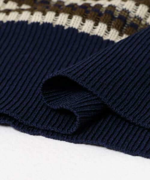 URBAN RESEARCH ITEMS / アーバンリサーチ アイテムズ ニット・セーター | シアーボーダーロングスリーブニット | 詳細17