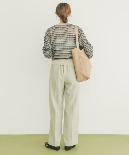 URBAN RESEARCH ITEMS / アーバンリサーチ アイテムズ ニット・セーター | シアーボーダーロングスリーブニット | 詳細23