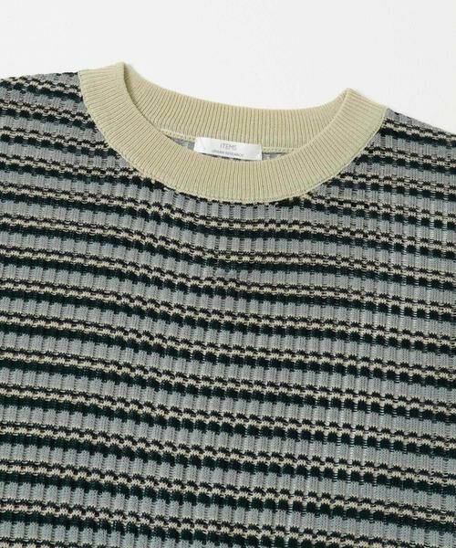 URBAN RESEARCH ITEMS / アーバンリサーチ アイテムズ ニット・セーター | シアーボーダーロングスリーブニット | 詳細25