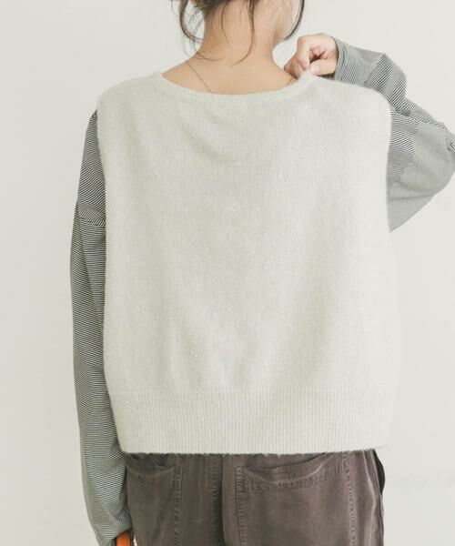 URBAN RESEARCH ITEMS / アーバンリサーチ アイテムズ ニット・セーター | スパンコールVネックニットベスト | 詳細12