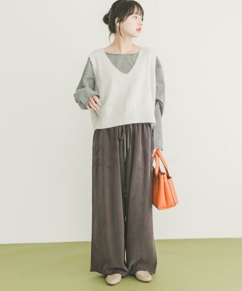 URBAN RESEARCH ITEMS / アーバンリサーチ アイテムズ ニット・セーター | スパンコールVネックニットベスト | 詳細14