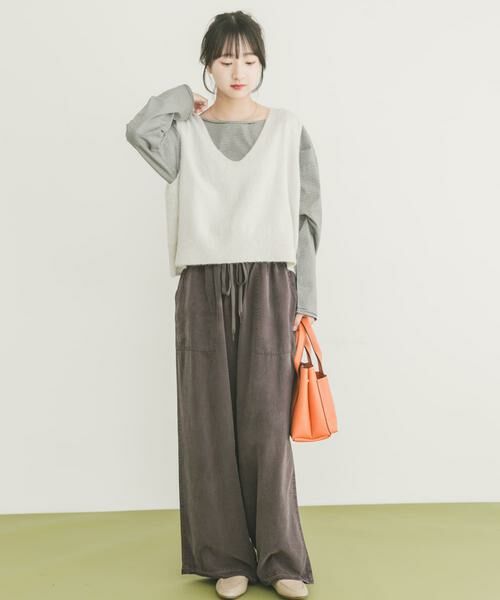 URBAN RESEARCH ITEMS / アーバンリサーチ アイテムズ ニット・セーター | スパンコールVネックニットベスト | 詳細15