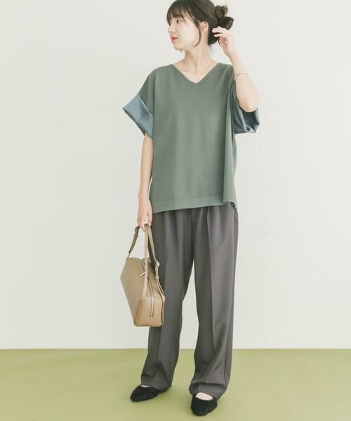 URBAN RESEARCH ITEMS / アーバンリサーチ アイテムズ ニット・セーター | Vネックドッキングニット | 詳細2