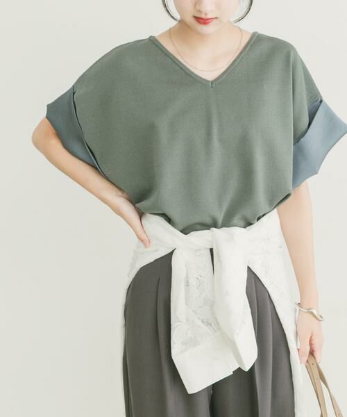 URBAN RESEARCH ITEMS / アーバンリサーチ アイテムズ ニット・セーター | Vネックドッキングニット | 詳細4