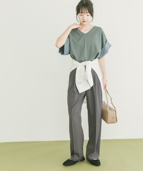 URBAN RESEARCH ITEMS / アーバンリサーチ アイテムズ ニット・セーター | Vネックドッキングニット | 詳細6