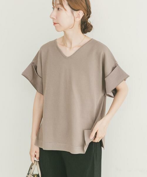 URBAN RESEARCH ITEMS / アーバンリサーチ アイテムズ ニット・セーター | Vネックドッキングニット | 詳細10