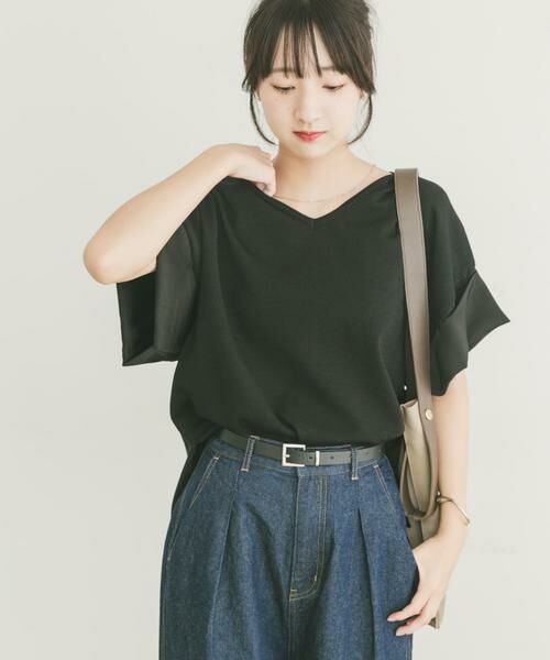 URBAN RESEARCH ITEMS / アーバンリサーチ アイテムズ ニット・セーター | Vネックドッキングニット | 詳細21