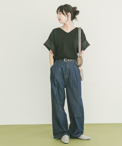 URBAN RESEARCH ITEMS / アーバンリサーチ アイテムズ ニット・セーター | Vネックドッキングニット | 詳細24