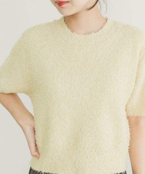 URBAN RESEARCH ITEMS / アーバンリサーチ アイテムズ ニット・セーター | フリンジコンパクトニット | 詳細1