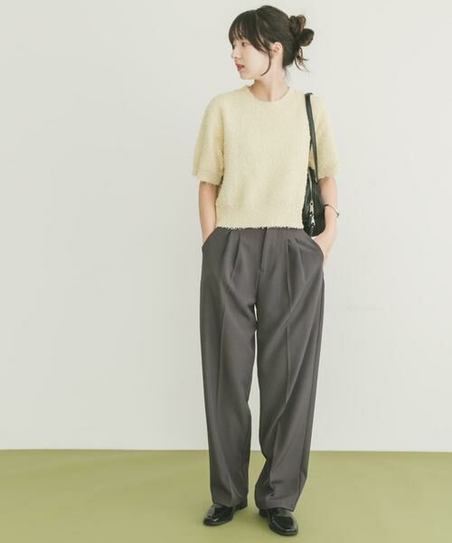 URBAN RESEARCH ITEMS / アーバンリサーチ アイテムズ ニット・セーター | フリンジコンパクトニット | 詳細5