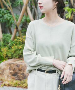 URBAN RESEARCH ITEMS / アーバンリサーチ アイテムズ ニット・セーター | 『洗濯可』アウトリンキングVネックニット