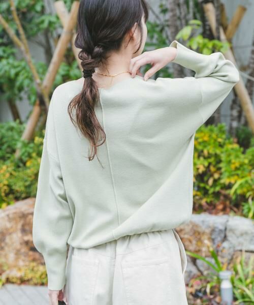 URBAN RESEARCH ITEMS / アーバンリサーチ アイテムズ ニット・セーター | 『洗濯可』アウトリンキングVネックニット | 詳細4