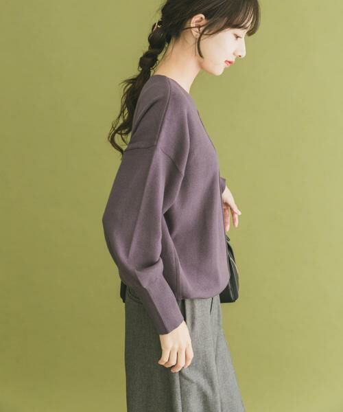 URBAN RESEARCH ITEMS / アーバンリサーチ アイテムズ ニット・セーター | 『洗濯可』アウトリンキングVネックニット | 詳細3
