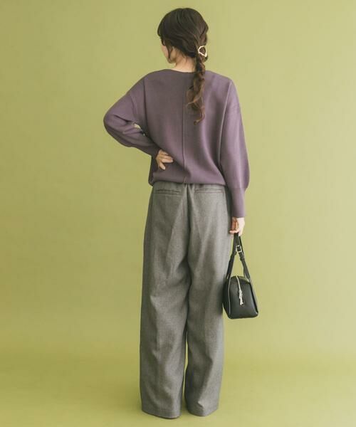 URBAN RESEARCH ITEMS / アーバンリサーチ アイテムズ ニット・セーター | 『洗濯可』アウトリンキングVネックニット | 詳細5