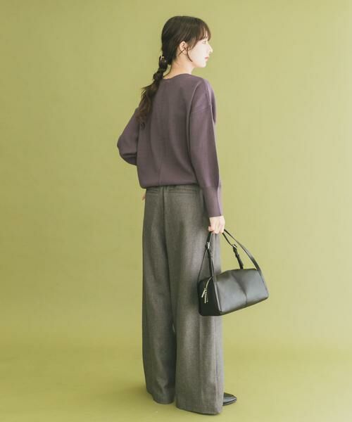 URBAN RESEARCH ITEMS / アーバンリサーチ アイテムズ ニット・セーター | 『洗濯可』アウトリンキングVネックニット | 詳細6