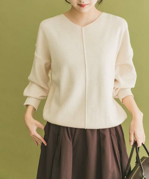 URBAN RESEARCH ITEMS / アーバンリサーチ アイテムズ ニット・セーター | 『洗濯可』アウトリンキングVネックニット | 詳細10