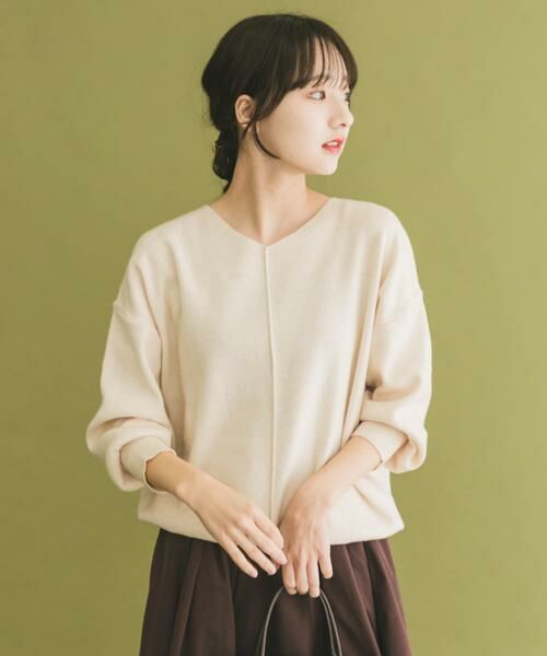 URBAN RESEARCH ITEMS / アーバンリサーチ アイテムズ ニット・セーター | 『洗濯可』アウトリンキングVネックニット | 詳細11