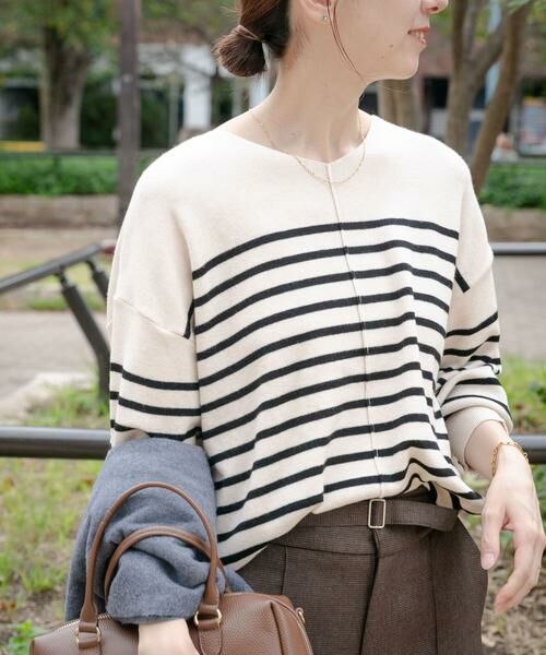 URBAN RESEARCH ITEMS / アーバンリサーチ アイテムズ ニット・セーター | 『洗濯可』アウトリンキングVネックニット | 詳細23