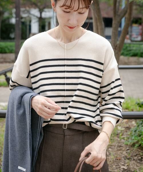 URBAN RESEARCH ITEMS / アーバンリサーチ アイテムズ ニット・セーター | 『洗濯可』アウトリンキングVネックニット | 詳細24