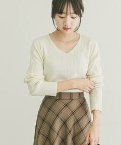 URBAN RESEARCH ITEMS / アーバンリサーチ アイテムズ ニット・セーター | 『洗濯可』フワフワリブVネックニット
