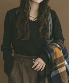 URBAN RESEARCH ITEMS / アーバンリサーチ アイテムズ ニット・セーター | 『洗濯可』フワフワリブVネックニット