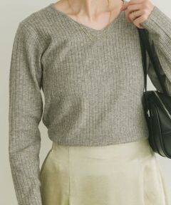 URBAN RESEARCH ITEMS / アーバンリサーチ アイテムズ ニット・セーター | 『洗濯可』フワフワリブVネックニット