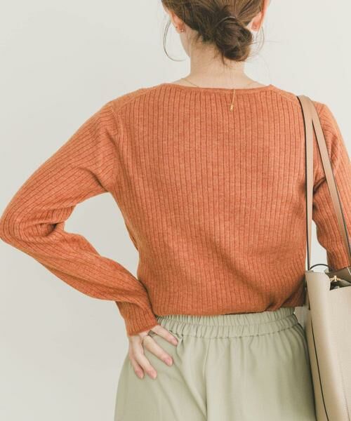 URBAN RESEARCH ITEMS / アーバンリサーチ アイテムズ ニット・セーター | 『洗濯可』フワフワリブVネックニット | 詳細1