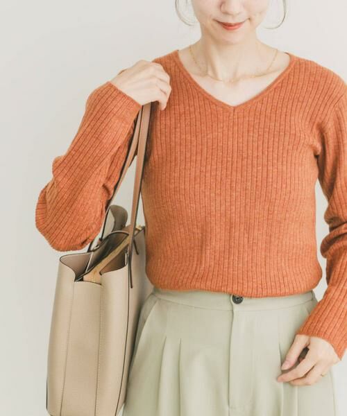URBAN RESEARCH ITEMS / アーバンリサーチ アイテムズ ニット・セーター | 『洗濯可』フワフワリブVネックニット | 詳細2
