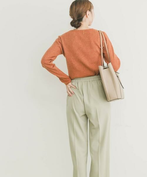 URBAN RESEARCH ITEMS / アーバンリサーチ アイテムズ ニット・セーター | 『洗濯可』フワフワリブVネックニット | 詳細5