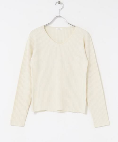 URBAN RESEARCH ITEMS / アーバンリサーチ アイテムズ ニット・セーター | 『洗濯可』フワフワリブVネックニット | 詳細15