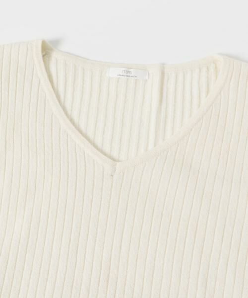 URBAN RESEARCH ITEMS / アーバンリサーチ アイテムズ ニット・セーター | 『洗濯可』フワフワリブVネックニット | 詳細16