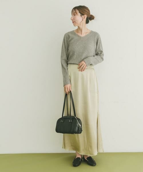 URBAN RESEARCH ITEMS / アーバンリサーチ アイテムズ ニット・セーター | 『洗濯可』フワフワリブVネックニット | 詳細23