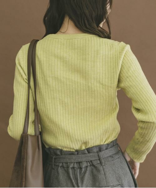 URBAN RESEARCH ITEMS / アーバンリサーチ アイテムズ ニット・セーター | 『洗濯可』フワフワクルーネックリブニット | 詳細2