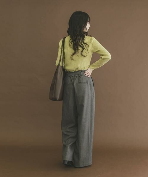 URBAN RESEARCH ITEMS / アーバンリサーチ アイテムズ ニット・セーター | 『洗濯可』フワフワクルーネックリブニット | 詳細4